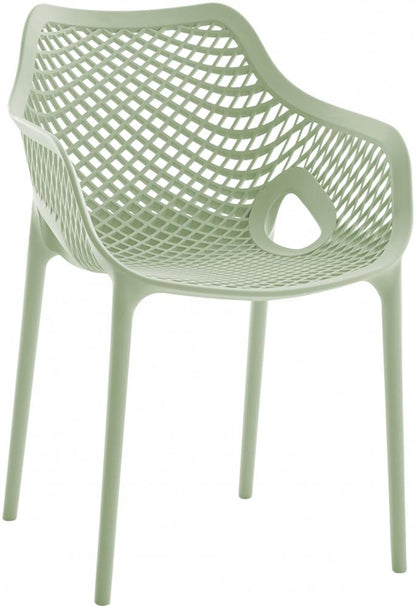 Meridian Furniture - Mykonos Mint Outdoor Patio Dining Chair (Set of 4) - 329Mint veiw 1