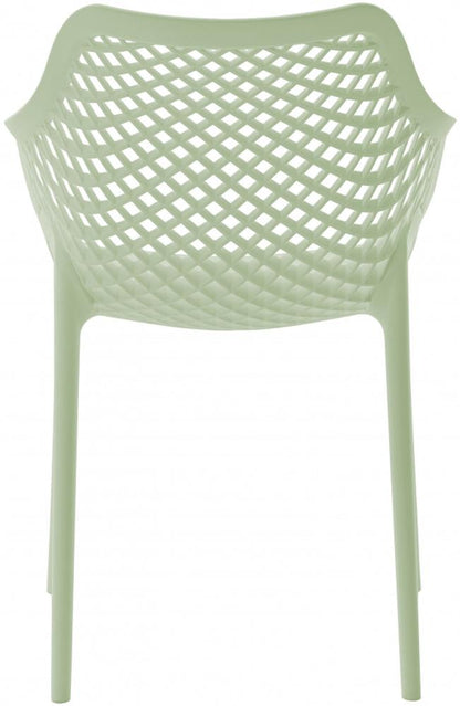 Meridian Furniture - Mykonos Mint Outdoor Patio Dining Chair (Set of 4) - 329Mint veiw 4