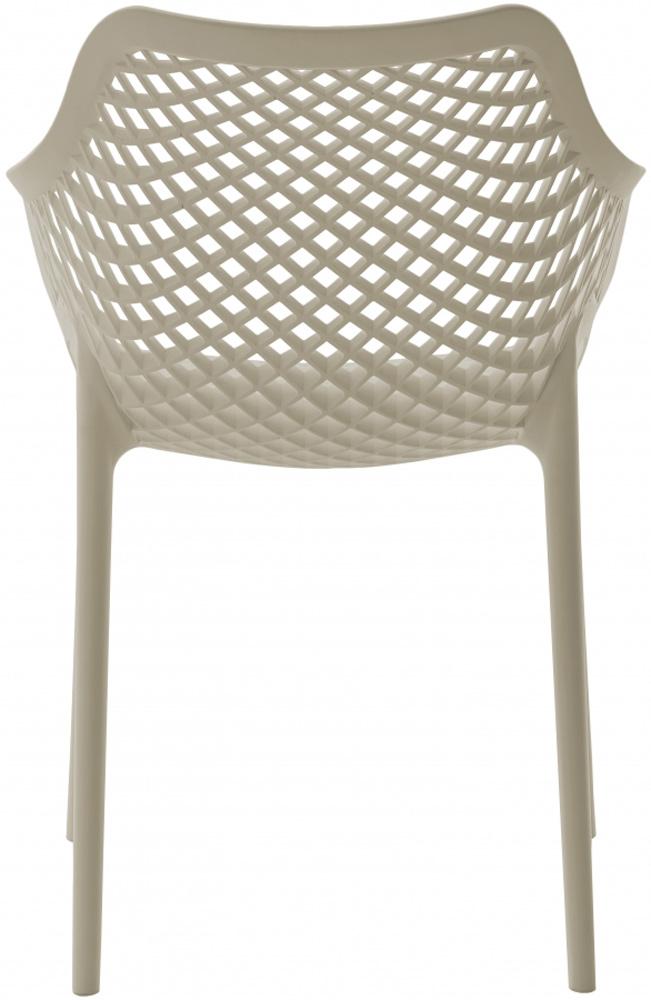 Meridian Furniture - Mykonos Taupe Outdoor Patio Dining Chair (Set of 4) - 329Taupe veiw 4