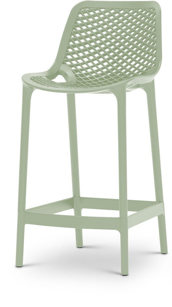 Meridian Furniture - Mykonos Mint Outdoor Patio Stool (Set of 4) - 330Mint veiw 1