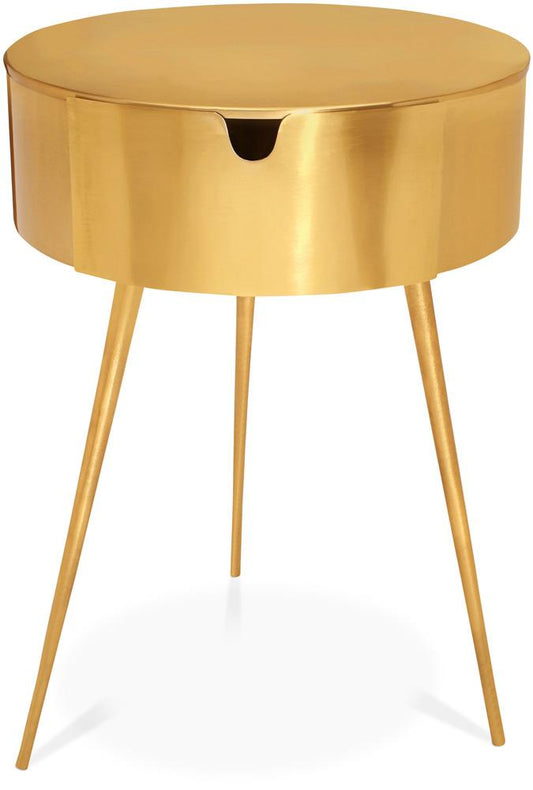 Meridian Furniture - Bali Gold Night Stand - 835Gold veiw 1
