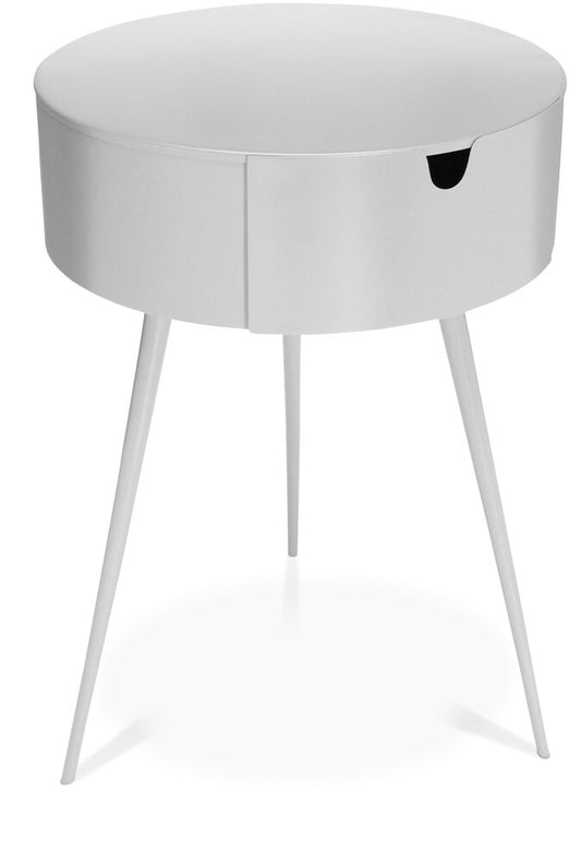 Meridian Furniture - Bali White Night Stand - 835White veiw 1