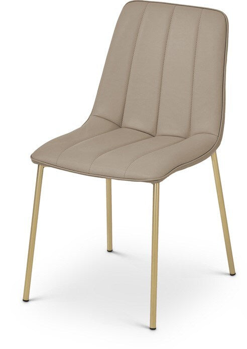 Meridian Furniture - Isla Taupe Vegan Leather Dining Chair (Set of 2) - 529Taupe-C veiw 1