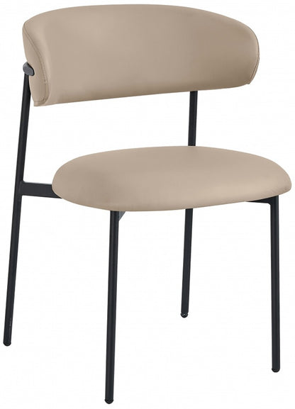 Meridian Furniture - Lupita Taupe Vegan Leather Dining Chair (Set of 2) - 760Taupe-C veiw 1
