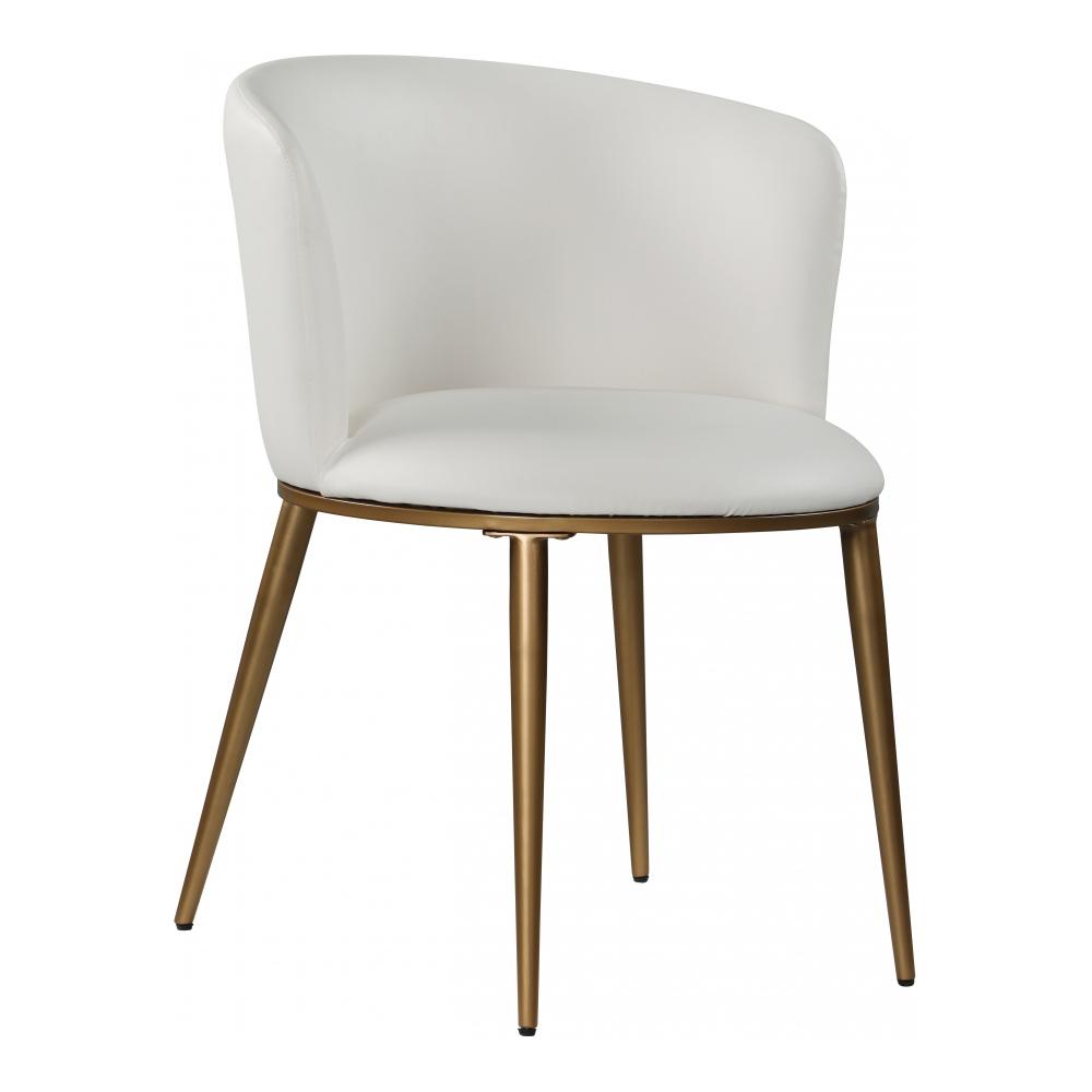 Meridian Furniture - Skylar White Vegan Leather Dining Chair (Set of 2) - 965White-C veiw 1
