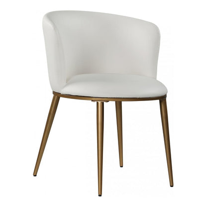 Meridian Furniture - Skylar White Vegan Leather Dining Chair (Set of 2) - 965White-C veiw 1