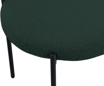 Meridian Furniture - Beacon Green Boucle Fabric Dining Chair (Set of 2) - 880Green-C veiw 5
