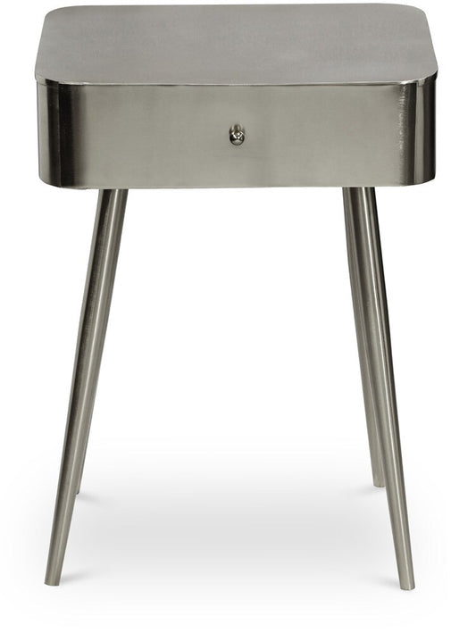 Meridian Furniture - Rylan Night Stand - 331Silver veiw 1
