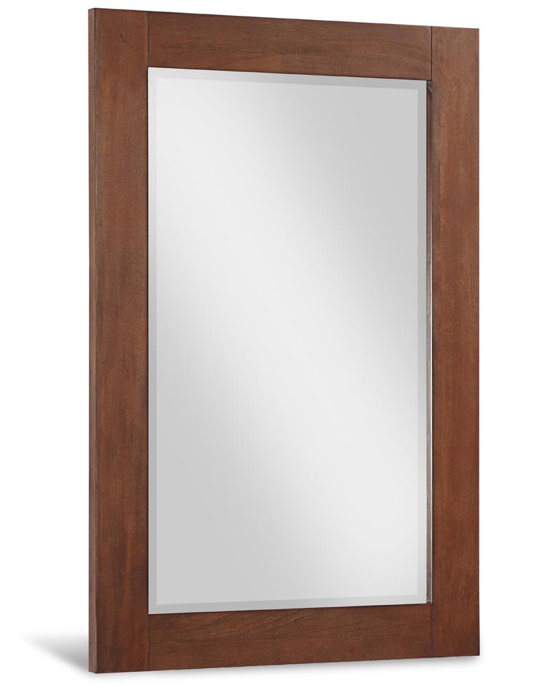Meridian Furniture - Monad Walnut Mirror - 400Walnut-24M veiw 1
