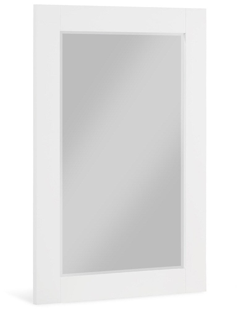 Meridian Furniture - Monad White Mirror - 400White-24M veiw 1