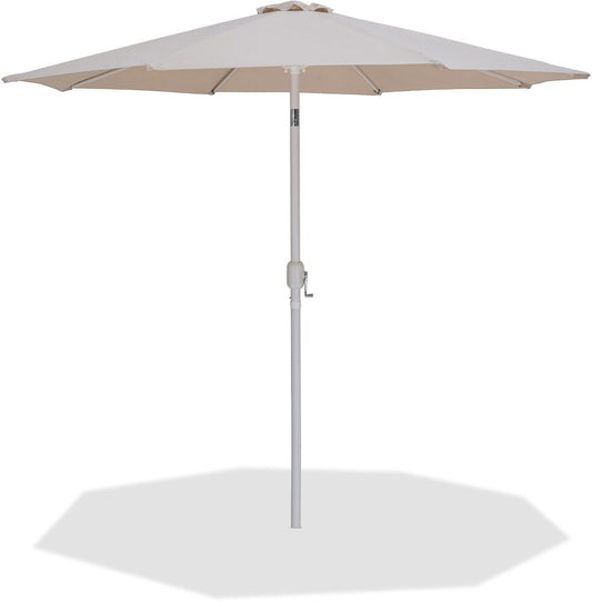 Meridian Furniture - Fiji Beige Fabric Patio Umbrellas - 55015Beige-U veiw 1