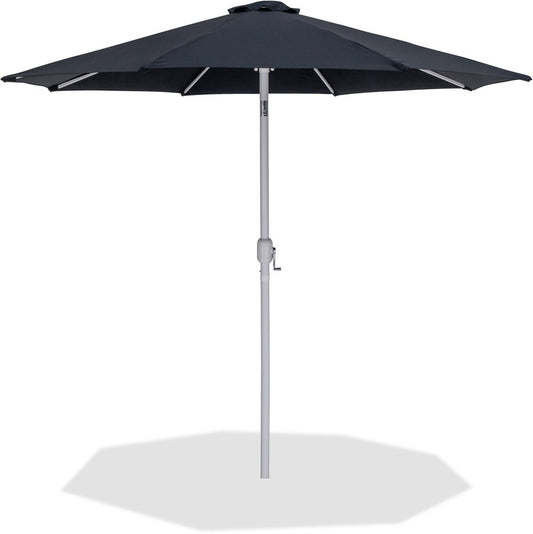 Meridian Furniture - Fiji Black Fabric Patio Umbrellas - 55015Black-U veiw 1
