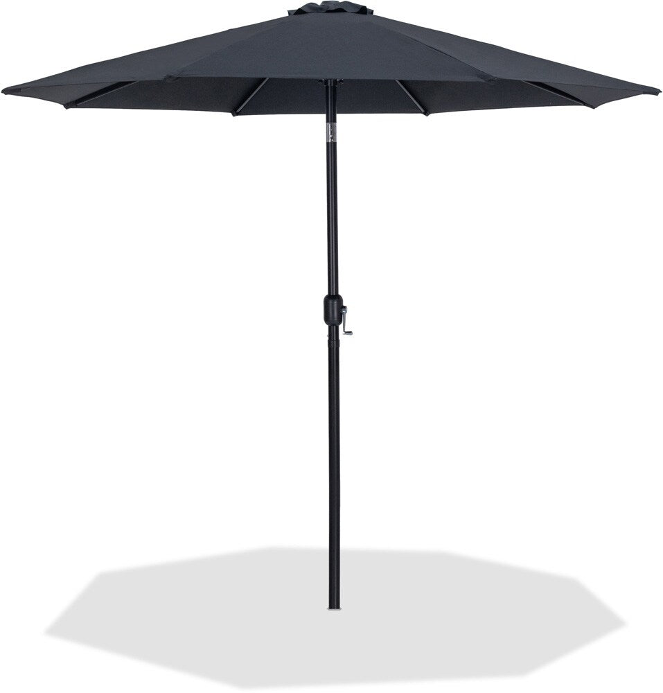 Meridian Furniture - Fiji Black Fabric Patio Umbrellas - 55016Black-U veiw 1