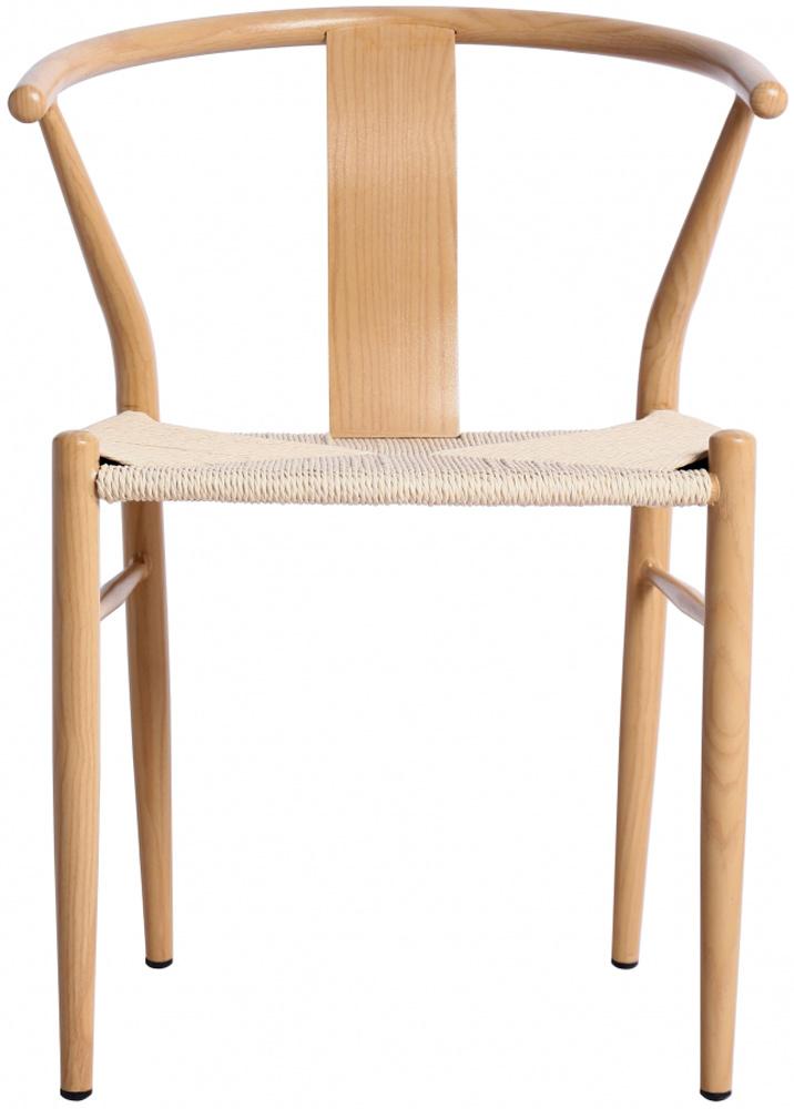 Meridian Furniture - Beck Beige Hand Woven Rope Dining Chair (Set of 2) - 893Oak-C veiw 3