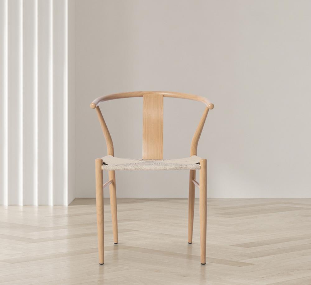 Meridian Furniture - Beck Beige Hand Woven Rope Dining Chair (Set of 2) - 893Oak-C veiw 6