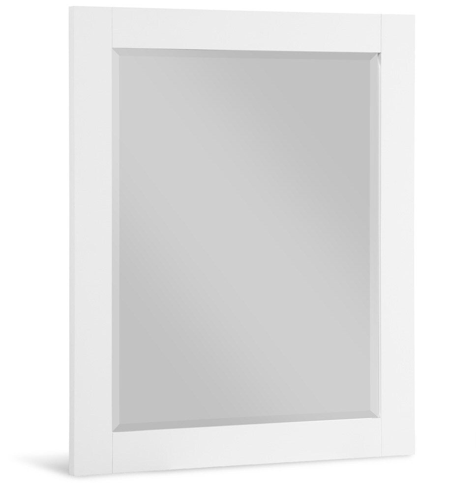 Meridian Furniture - Monad White Mirror - 400White-30M veiw 1
