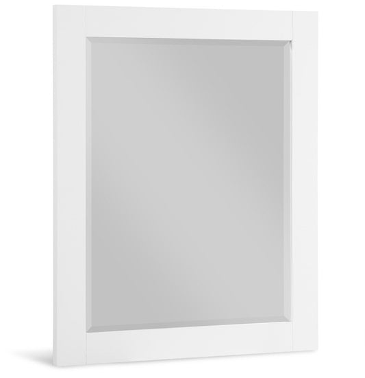 Meridian Furniture - Monad White Mirror - 400White-30M veiw 1