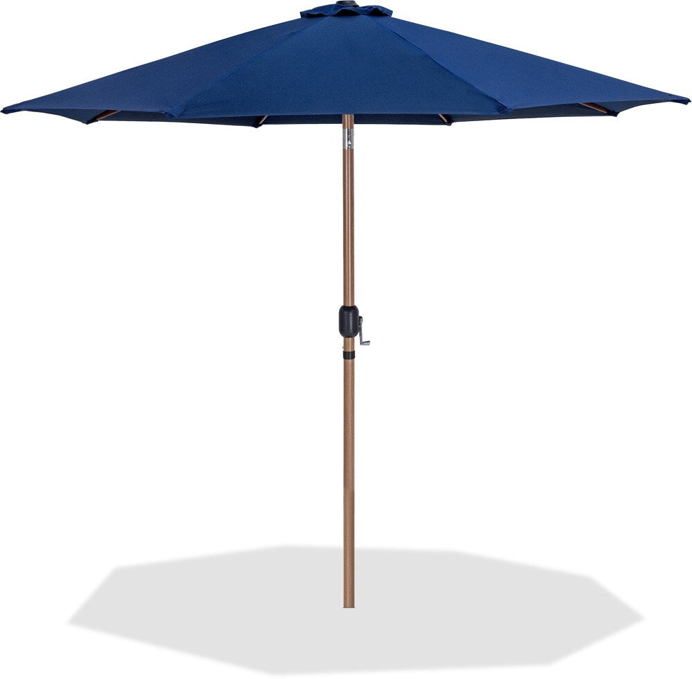 Meridian Furniture - Fiji Navy Fabric Patio Umbrellas - 55014Navy-U veiw 1