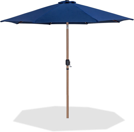 Meridian Furniture - Fiji Navy Fabric Patio Umbrellas - 55014Navy-U veiw 1