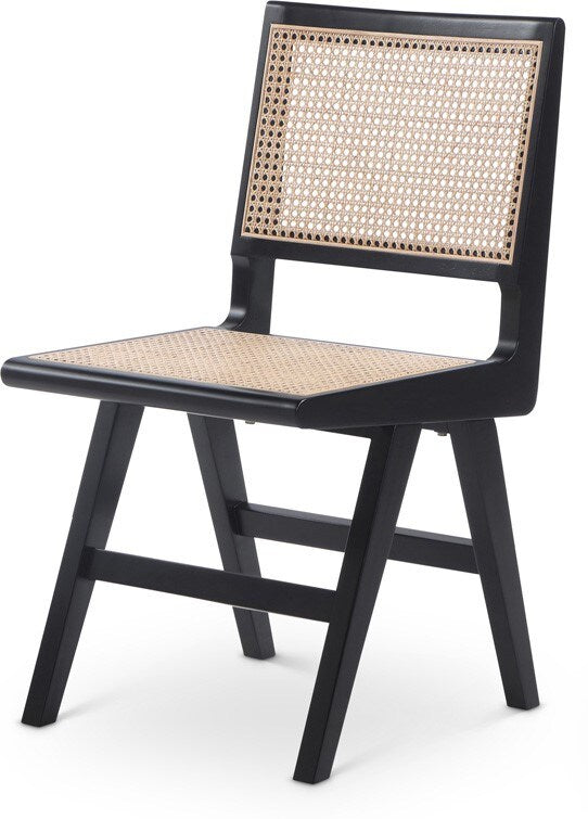 Meridian Furniture - Preston Black Wood Dining Side Chair (Set of 2) - 588Black-SC veiw 1