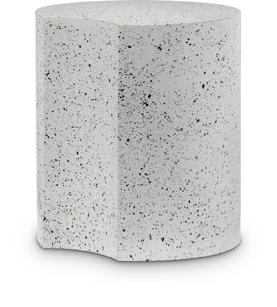 Meridian Furniture - Dimple White End Table - 99084White-ET16 veiw 1