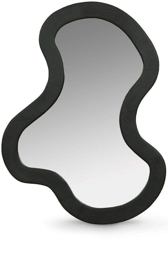 Meridian Furniture - Oblique Black Mirror - 417Black-38M veiw 1