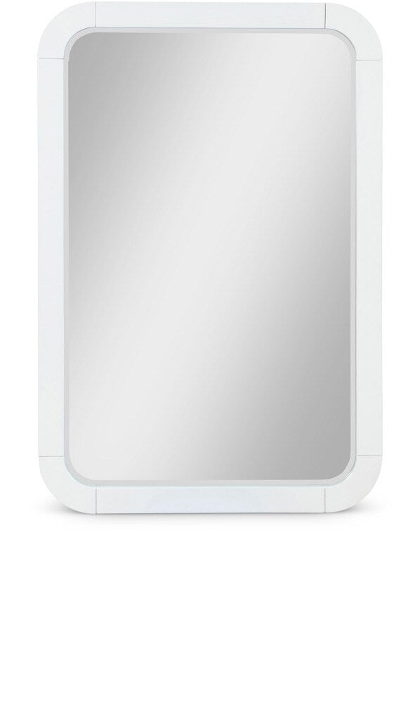 Meridian Furniture - Sage White Mirror - 873White-M veiw 1