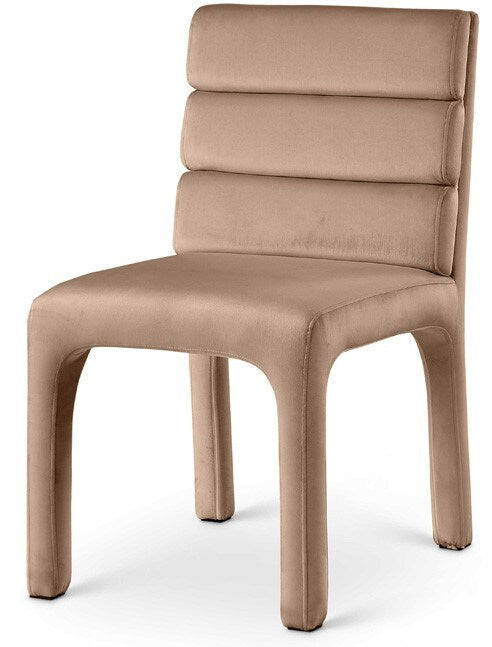 Meridian Furniture - Kai Beige Velvet Dining Chair (Set of 2) - 891Beige-C veiw 1