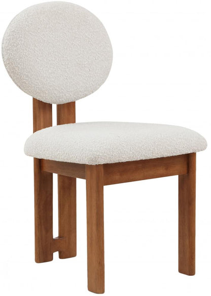 Meridian Furniture - Napa Cream Boucle Fabric Dining Chair (Set of 2) - 489Cream-C veiw 1