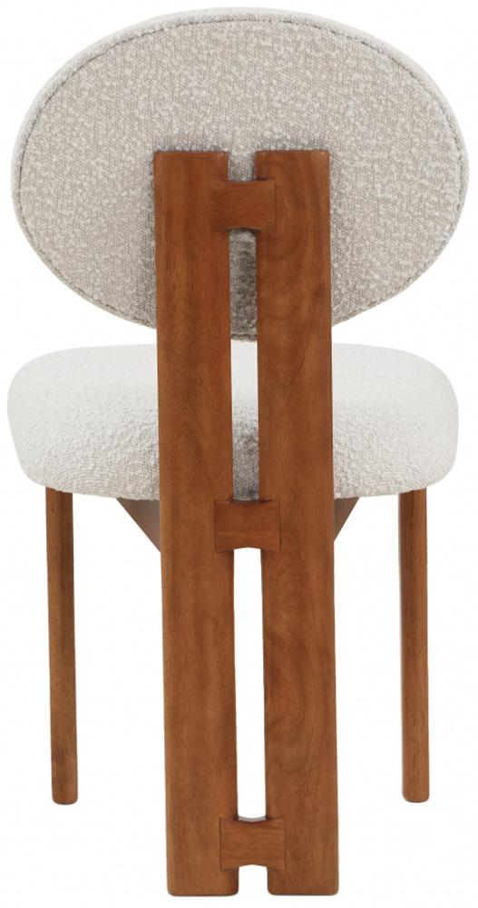 Meridian Furniture - Napa Cream Boucle Fabric Dining Chair (Set of 2) - 489Cream-C veiw 2