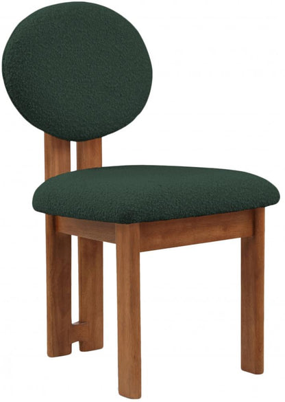 Meridian Furniture - Napa Green Boucle Fabric Dining Chair (Set of 2) - 489Green-C veiw 1