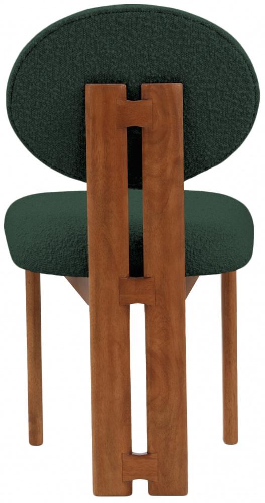 Meridian Furniture - Napa Green Boucle Fabric Dining Chair (Set of 2) - 489Green-C veiw 2