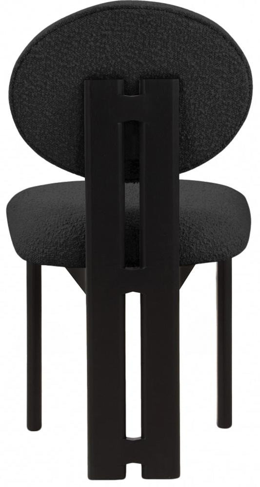 Meridian Furniture - Napa Black Boucle Fabric Dining Chair (Set of 2) - 490Black-C veiw 2