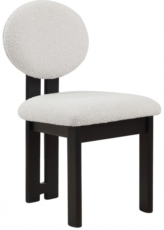 Meridian Furniture - Napa Cream Boucle Fabric Dining Chair (Set of 2) - 490Cream-C veiw 1
