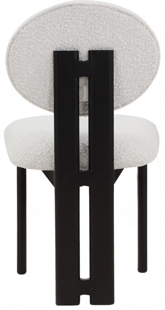 Meridian Furniture - Napa Cream Boucle Fabric Dining Chair (Set of 2) - 490Cream-C veiw 2