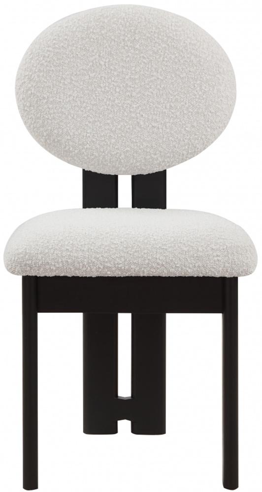 Meridian Furniture - Napa Cream Boucle Fabric Dining Chair (Set of 2) - 490Cream-C veiw 3