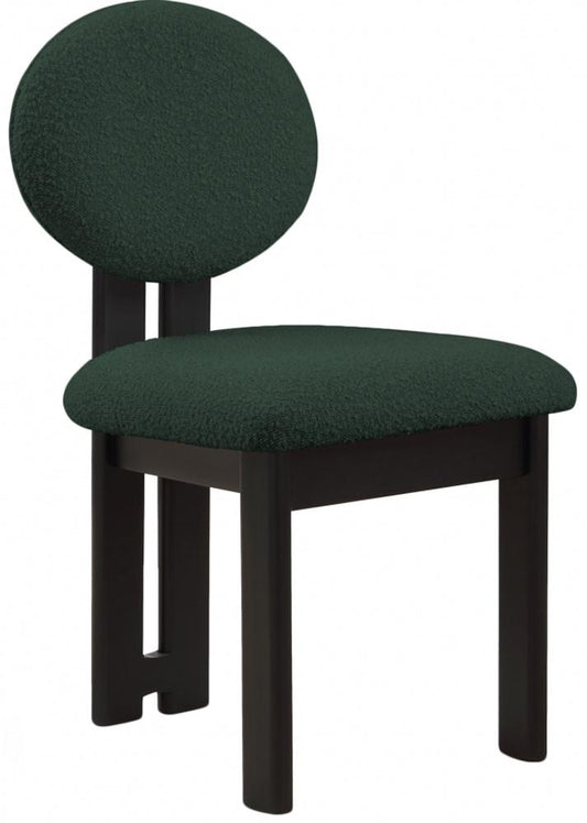 Meridian Furniture - Napa Green Boucle Fabric Dining Chair (Set of 2) - 490Green-C veiw 1