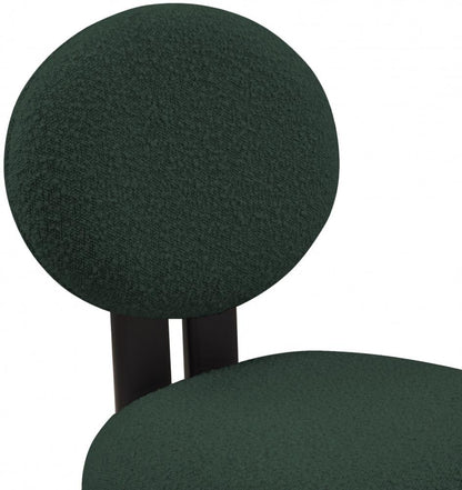 Meridian Furniture - Napa Green Boucle Fabric Dining Chair (Set of 2) - 490Green-C veiw 5