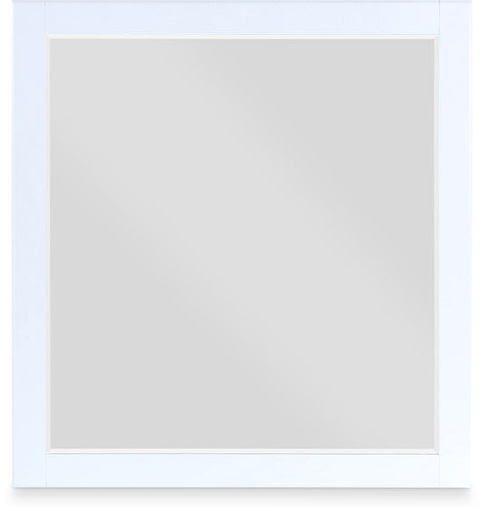 Meridian Furniture - Zayne White Mirror - 842White-M veiw 1