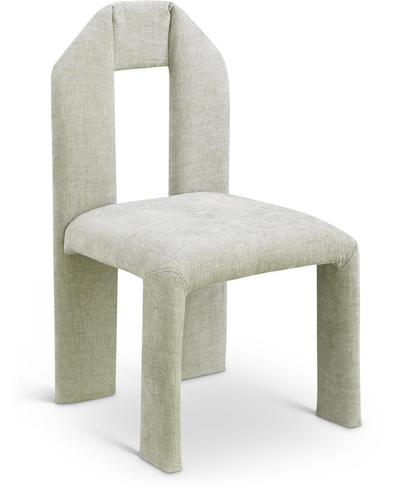 Meridian Furniture - Bennett Mint Chenille Fabric Dining Chair (Set of 2) - 998Mint-C veiw 1