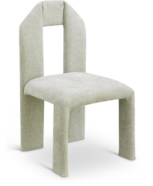 Meridian Furniture - Bennett Mint Chenille Fabric Dining Chair (Set of 2) - 998Mint-C veiw 1