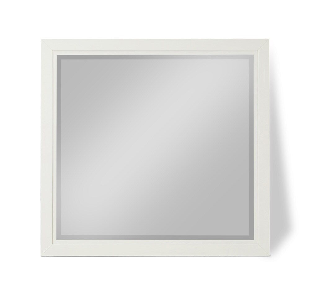 Meridian Furniture - Kent Cream Mirror - KentCream-M veiw 1