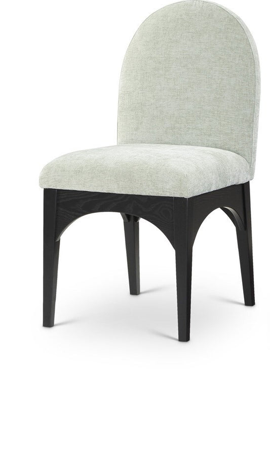 Meridian Furniture - Waldorf Mint Chenille Fabric Dining Chair - 378Mint-SC veiw 1