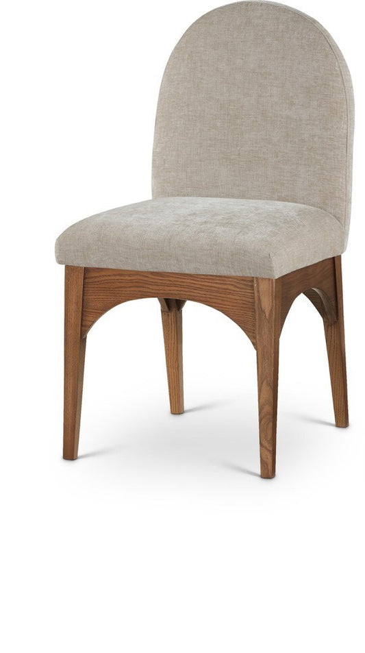 Meridian Furniture - Waldorf Beige Chenille Fabric Dining Chair - 379Beige-SC veiw 1