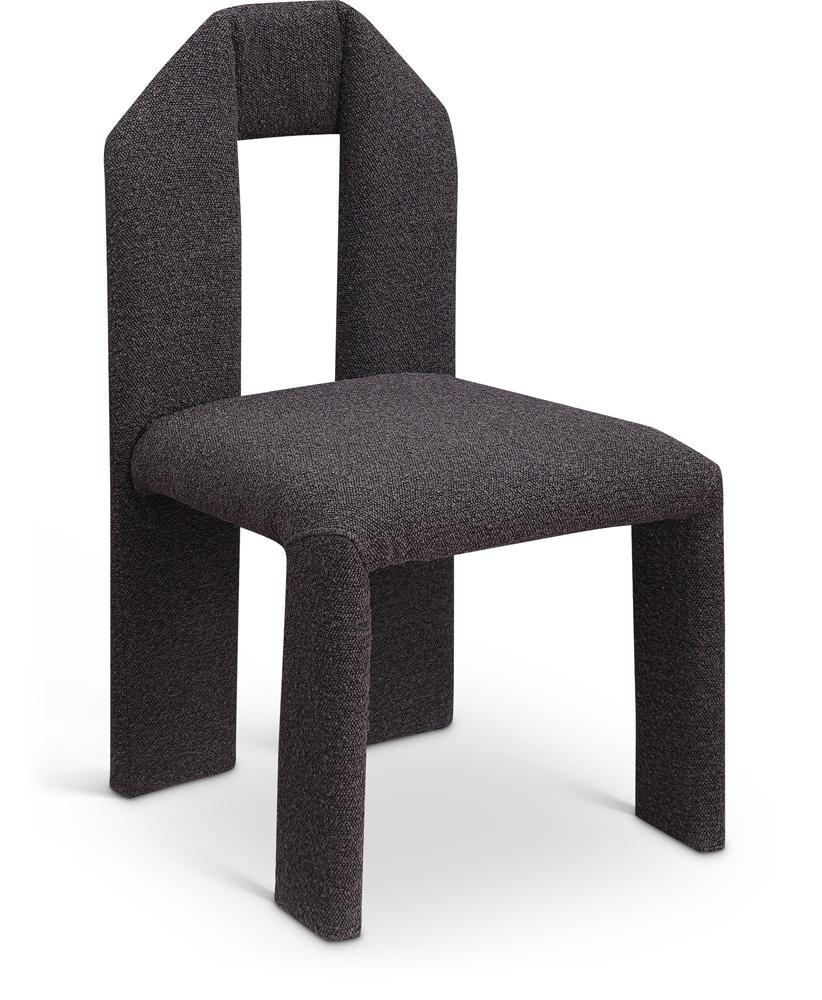 Meridian Furniture - Bennett Brown Boucle Fabric Dining Chair (Set of 2) - 997Brown-C veiw 1