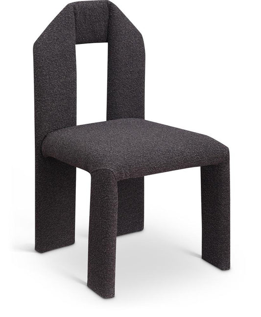 Meridian Furniture - Bennett Brown Boucle Fabric Dining Chair (Set of 2) - 997Brown-C veiw 1