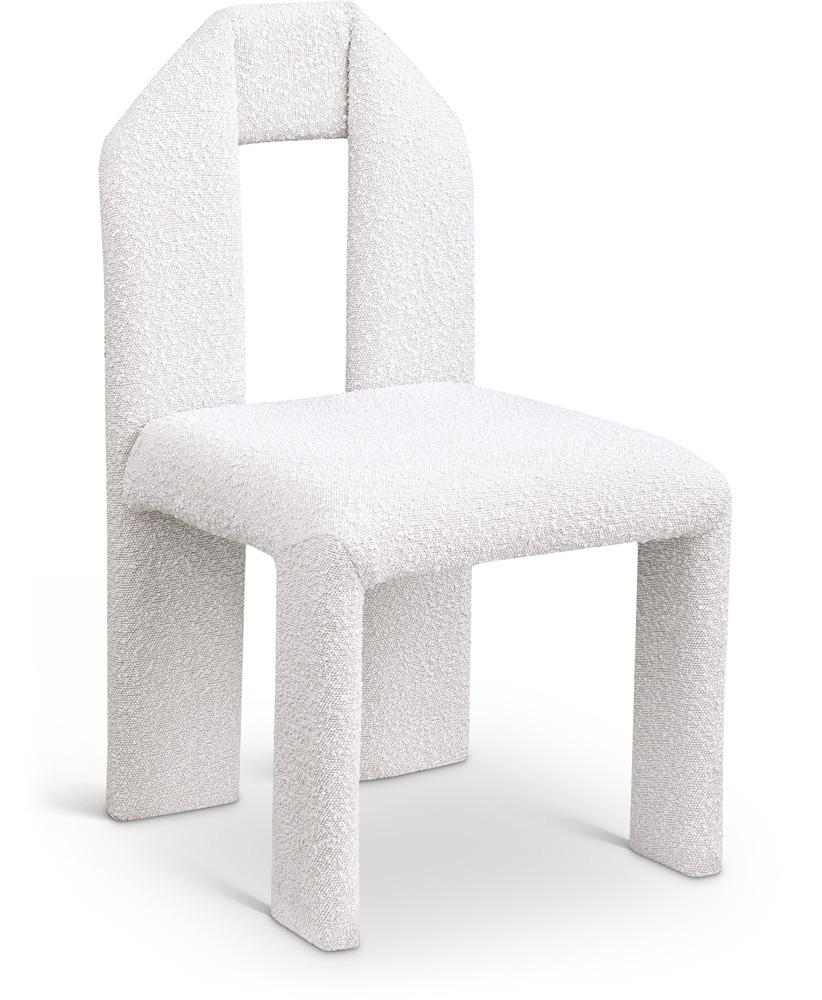 Meridian Furniture - Bennett Cream Boucle Fabric Dining Chair (Set of 2) - 997Cream-C veiw 1