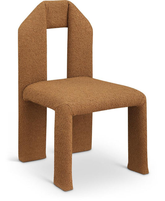 Meridian Furniture - Bennett Saddle Boucle Fabric Dining Chair (Set of 2) - 997Saddle-C veiw 1