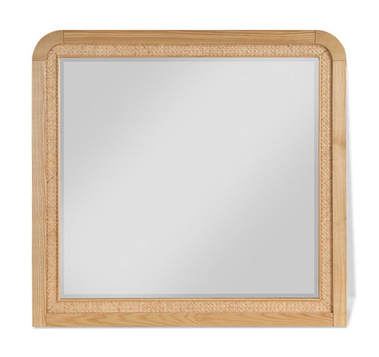 Meridian Furniture - Siena Natural Mirror - SienaNatural-M veiw 1
