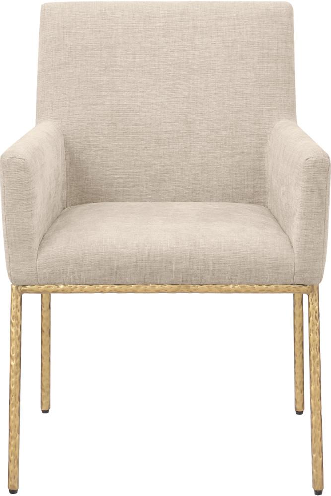 Meridian Furniture - Reeves Beige Chenille Fabric Dining Chair (Set of 2) - 11002Beige-C veiw 2